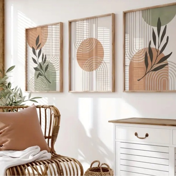 Modern Minimalist Wall Art Set Canvas Poster Wall Art Unframed 15. 7x19. 6in ✨✨💕 - Picture 3 of 5